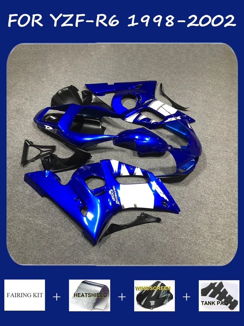 Full set Fairing for YAMAHA YZF R6 1998 1999 2000 2001 2002 Model Fairings kit 98 99 00 01 02