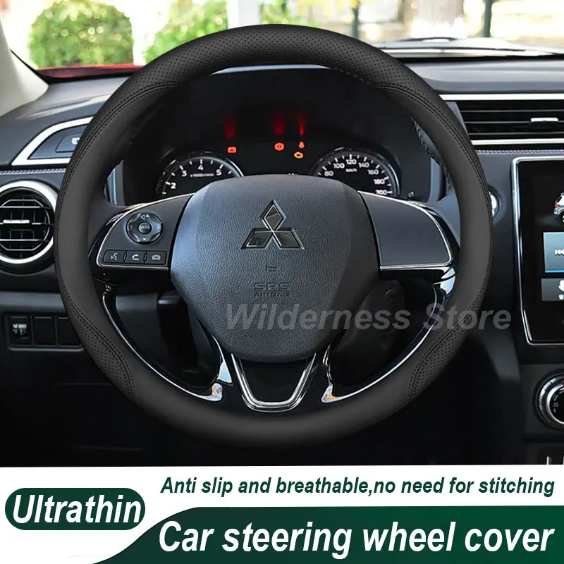 Hot Sales Car Steering Wheel Cover For Mitsubishi ASX RVR 2010 2011-2027 Leather Steering Wheel Cover Mitsubishi ASX Accessories