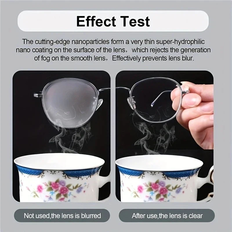 1Pc Winter Lens Anti-fog Glasses Cloth Reusable Nano Anti-fog Cloth Microfiber Glasses Anti-fog Lens Cloth