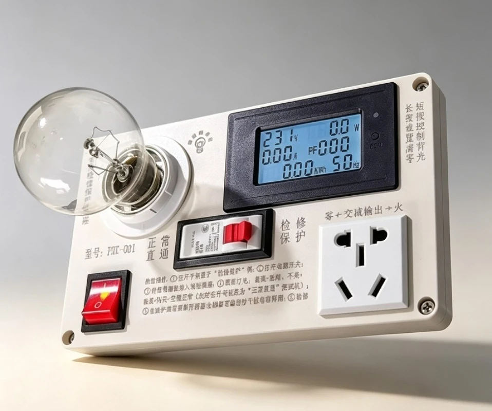 2.2KW Electric Test Socket for Short Circuit & Power Supply Check, Household Appliance Maintenance Protection Tester