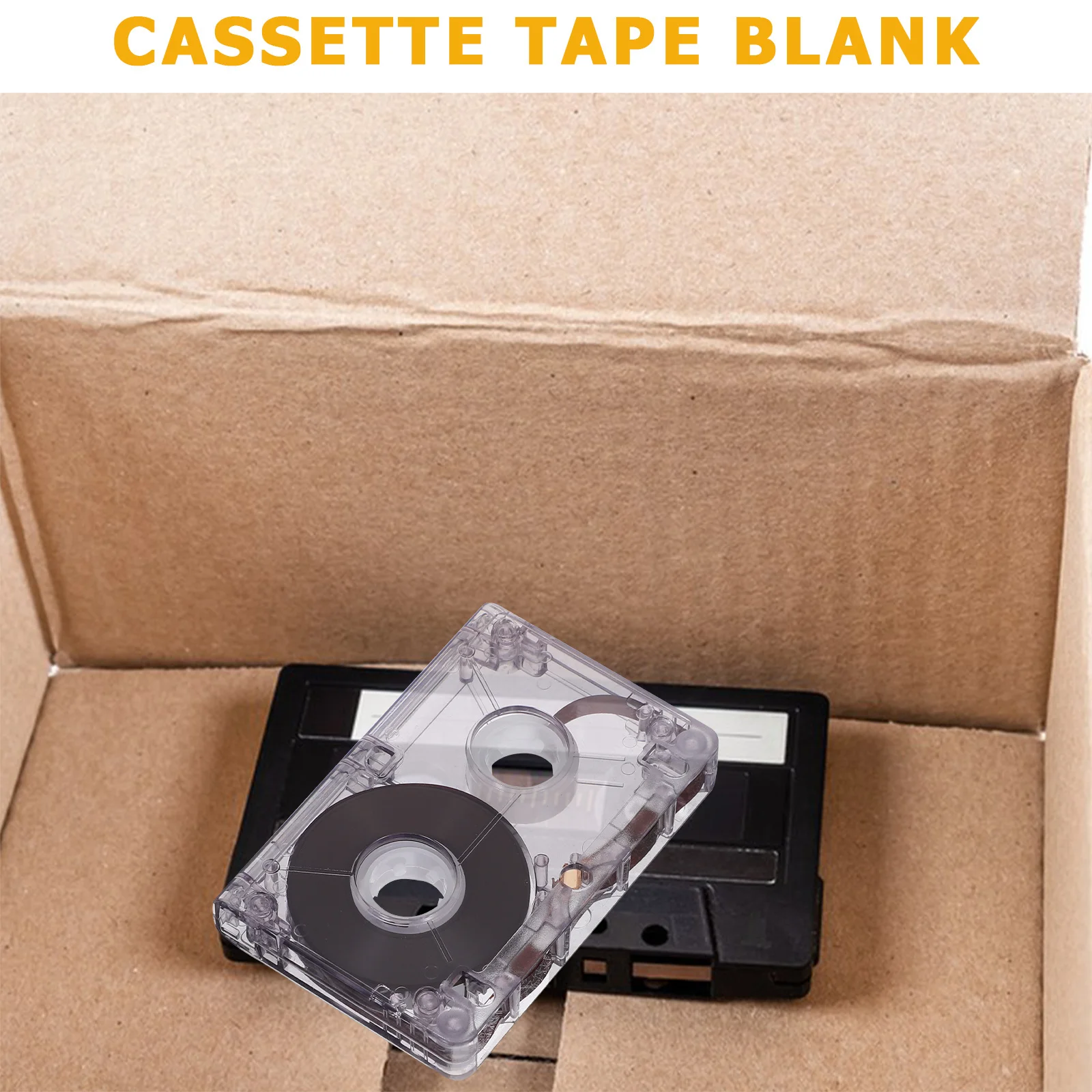 오디오 녹음, 음악 인터뷰, 연설, DIY 창작 프로젝트, 음성 메시지, 개인화를 위한 60분 클리어 블랭크 카세트 테이프