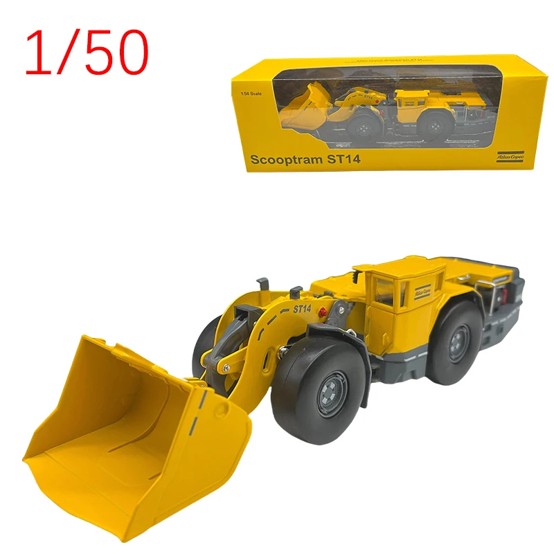 

JOAL1/50 Atlas ScooptramST14 литая под давлением модель автомобиля, вилочный погрузчик из сплава, игрушки для мальчиков, бульдозер, грузовик, оригинальная коробка