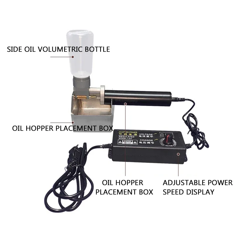 Handheld Electric Leather Edge Oiling Machine Precision Finishing Tool AC100 240V 120W