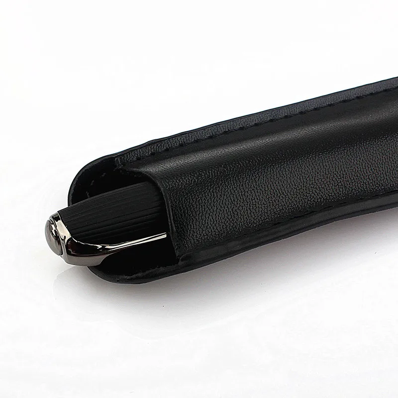 1PC PU Leather Pencil bag Mini Leather Pen Case Pencils Fountain Pens Pocket for Adults Business