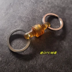 PEI Quick Release Anti-loss Keychain Buckle Keychain Car Pendant EDC Outdoor Tool Men Women Luxury High-end Gifts
