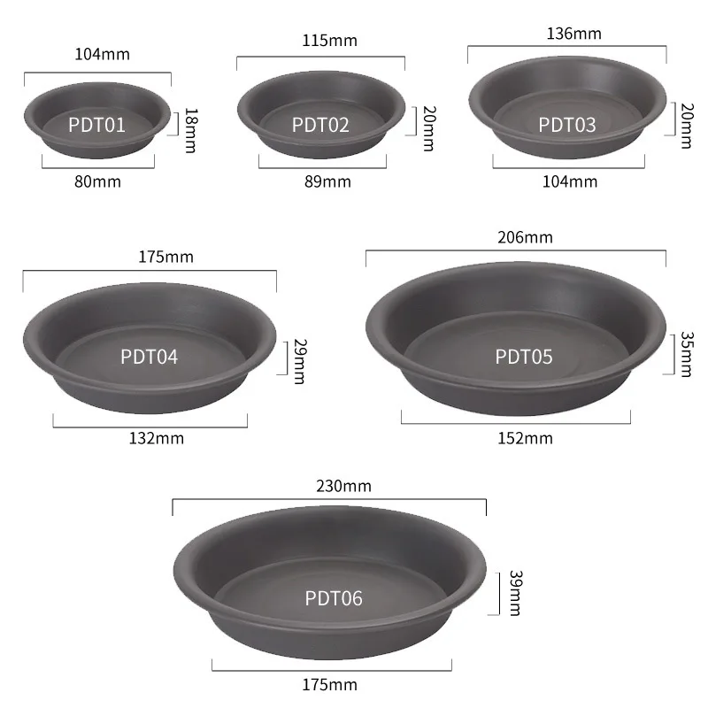 1Pc okrągły doniczka taca Drip roślin Fleshiness paleta kryty balkon odkryty dom ogród spodek baza donice sadzarki dostaw