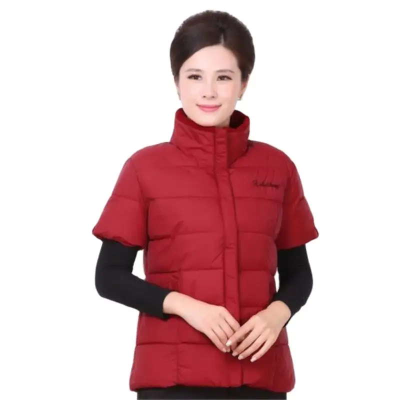 Donna autunno vendita calda spessa piumino femminile primavera caldo piumino donna inverno caldo Bas gilet piumino