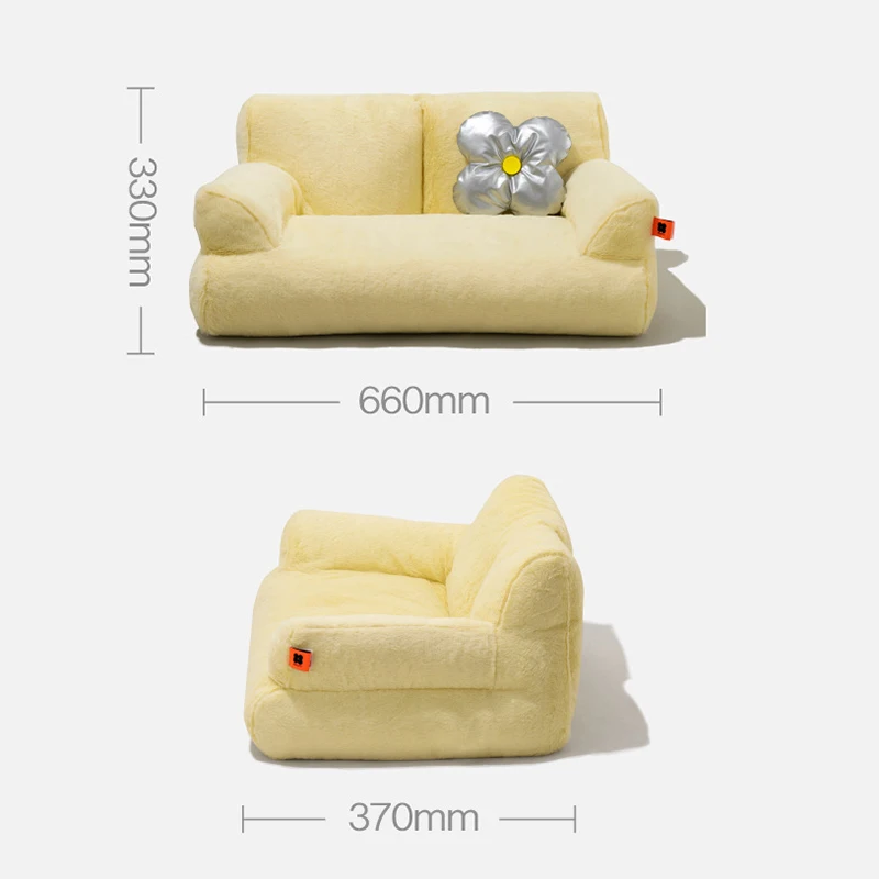 Luxury Fluffy Super Soft Kitten House Cat Nest Pet Items Articles Bed Sofa Furniture Lounger Dogs Cats Basket Kennel House