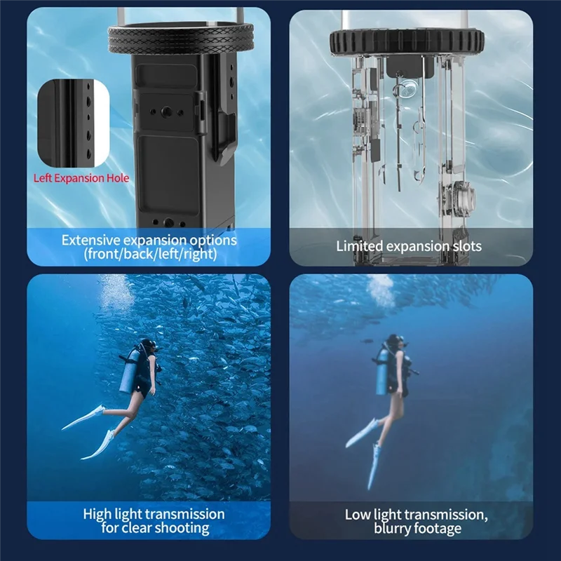 

T31C-Waterproof Case For DJI Gimbal Camera Waterproof Case Underwater Diving Housing Protection