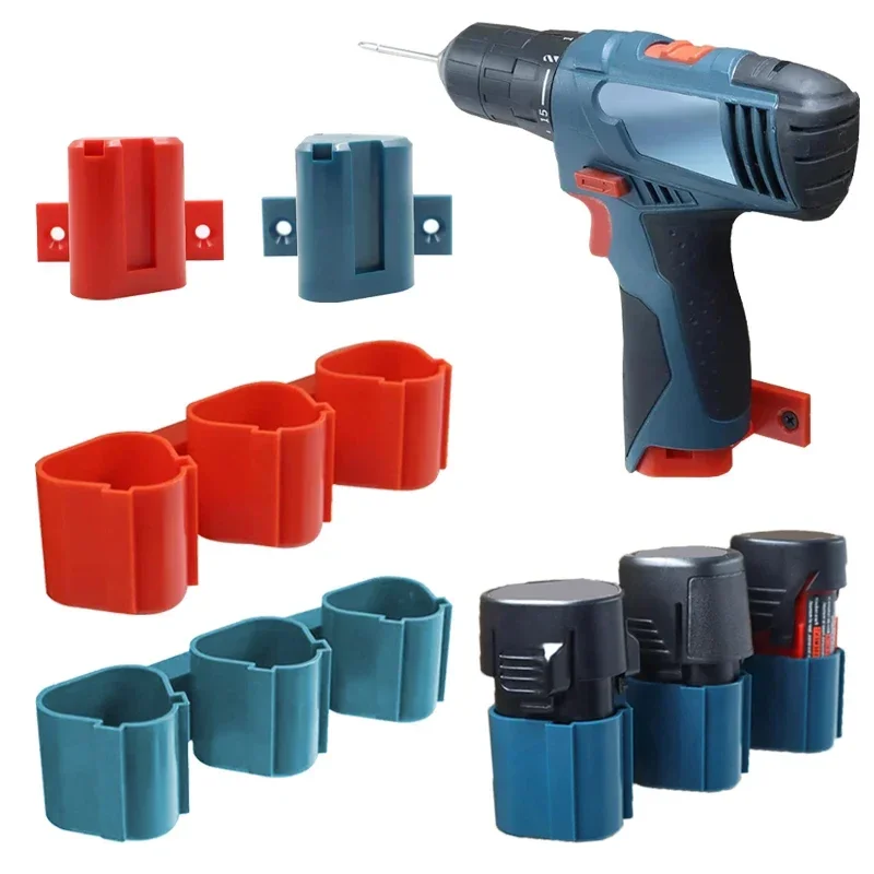 حامل البطارية أداة حامل لميلووكي لماكيتا لبوش 10.8 فولت 12 فولت ، الحائط بطارية أداة تخزين قوس رف شاشة