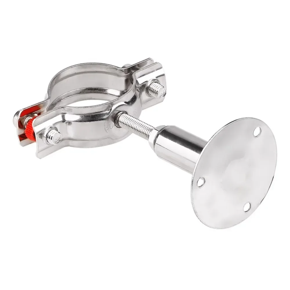 Height 30-50-100-150mm Range Adjustable 15-254mm OD Tube 304 Stainless Steel Pipe Hanger Bracket Clamp Suppoert Clip Homebrew