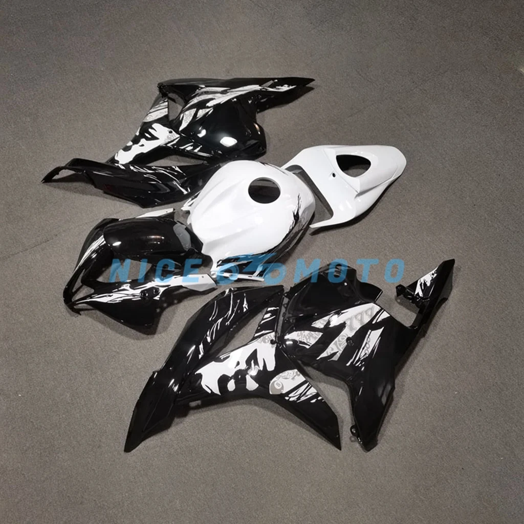 Fit Injection Fairings Set for Honda CBR600RR 2009 2010 2011 2012 09 10 11 12 CBR 600RR  Motorcycle Bodywork Black White