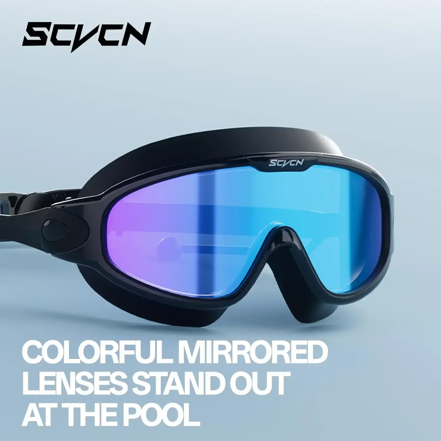 SCVCN Protection Men Women Adult Outdoor Swim Eyewear Professional Racing Swimming Goggles Waterproof Swim Glasses No Leaking