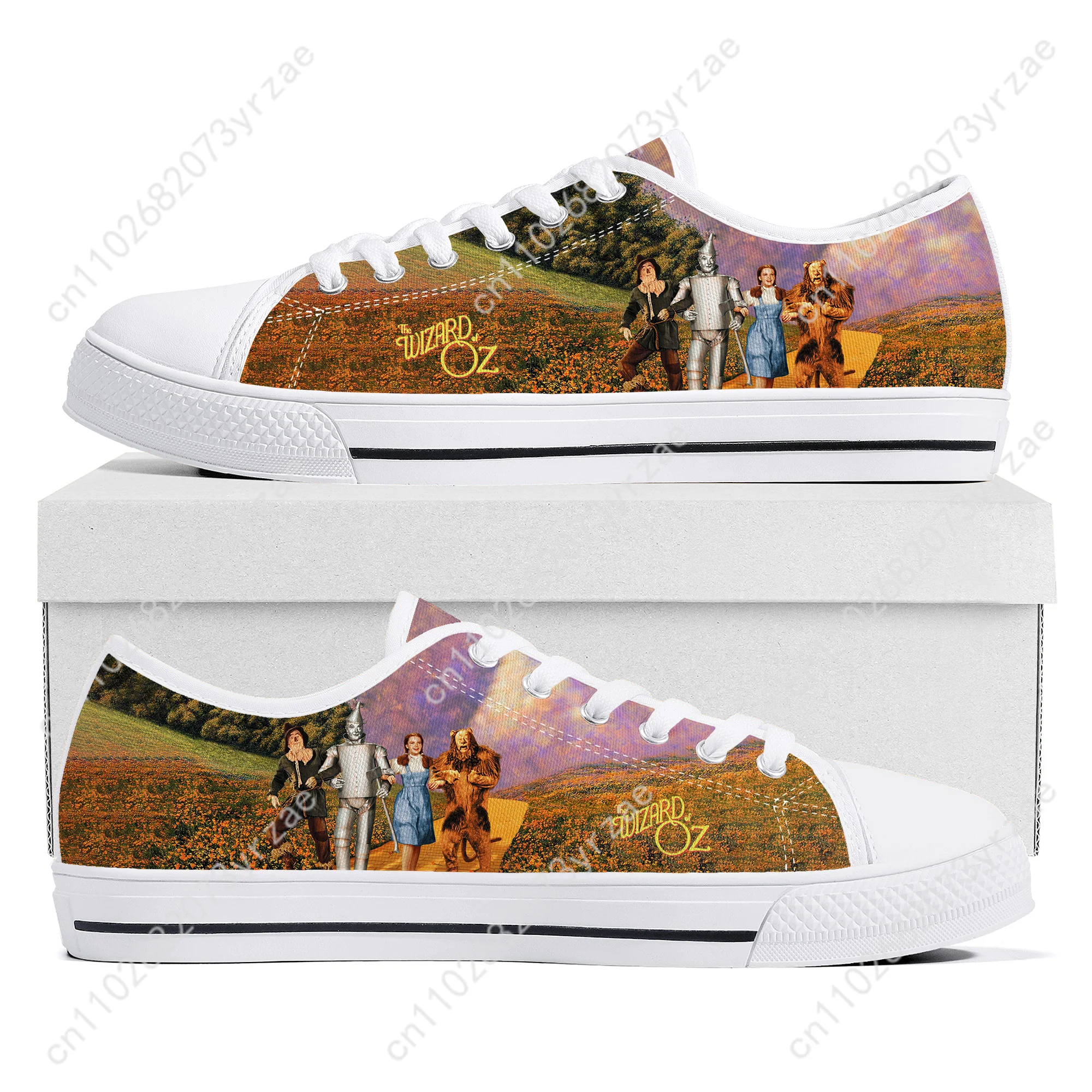 The Wizard of Oz Low Top High Quality Sneakers Mens Womens Teenager Canvas Sneaker Casual Shoes Fashion Patterns Customize Shoes