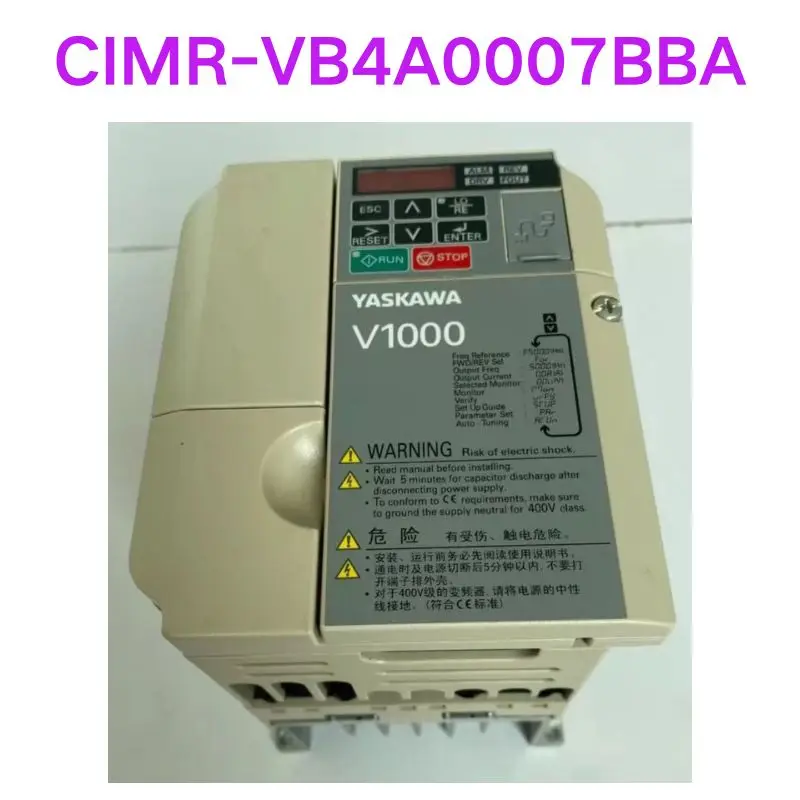 Used CIMR-VB4A0007BBA Frequency converter Functional test OK