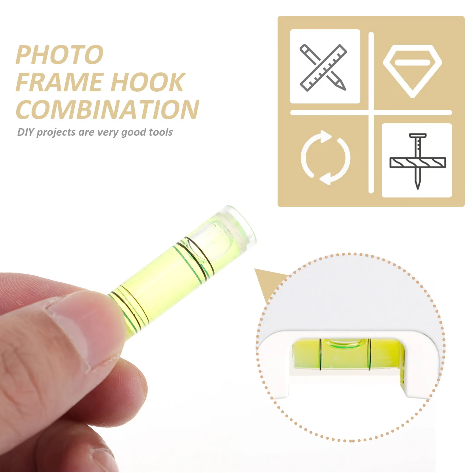 102Pcs Picture Wire Hanging Kit Hardware Accessories Set Hanging Screws Hooks for Frames Clocks Mirrors Photo Wire Hangers Home