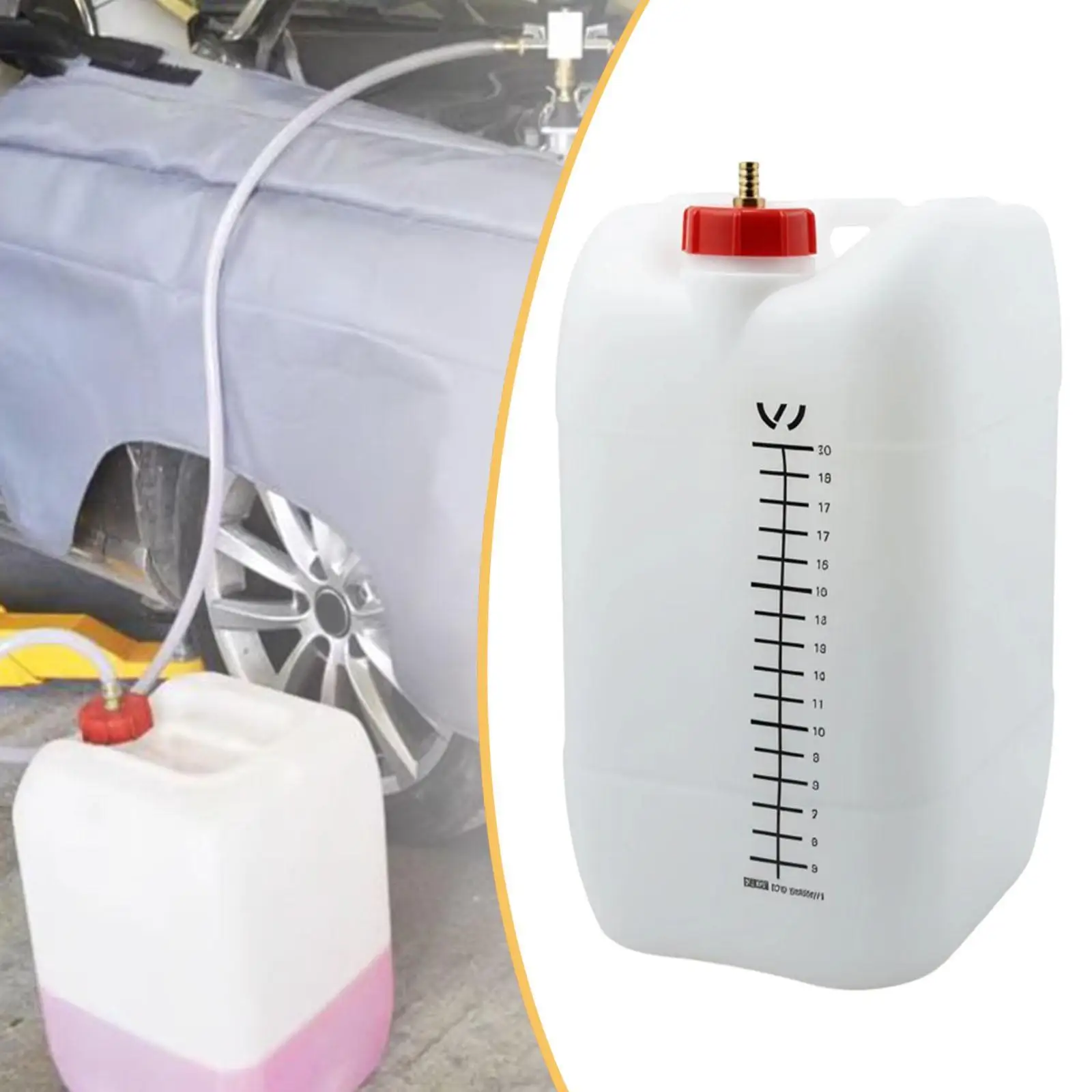 

Bucket Car Coolant Exchange Tool Large Volume Antifreeze Container for Efficient Car Cooling System Service