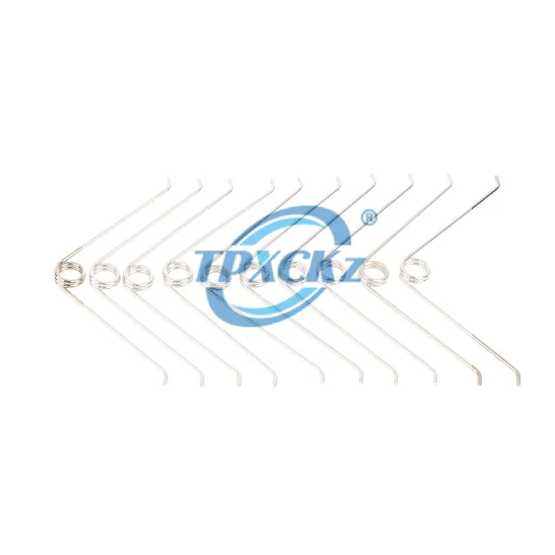 10Pcs V Shape Steel Compression Spring Durable Rustproof Metal Gardening Scissors Accessories Tool