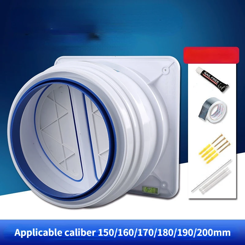 Обратный клапан, обычный обратный клапан для кухонной капота, запорный клапан для ванной, выпускной клапан общего назначения