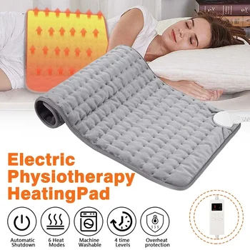 6 Level 120W Electric Heating Pad Timer For Shoulder Neck Back Spine Leg Pain Relief…