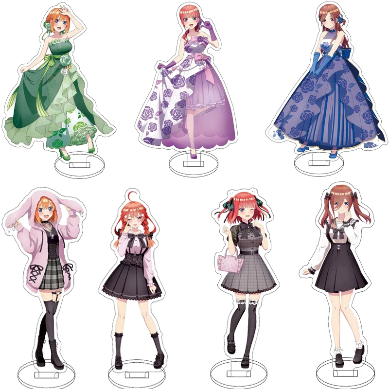 16CM Anime Acrylic Stand The Quintessential Quintuplets Nakano Itsuki Nakano Yotsuba Nakano Ichika Cos Figure Ornaments Gifts