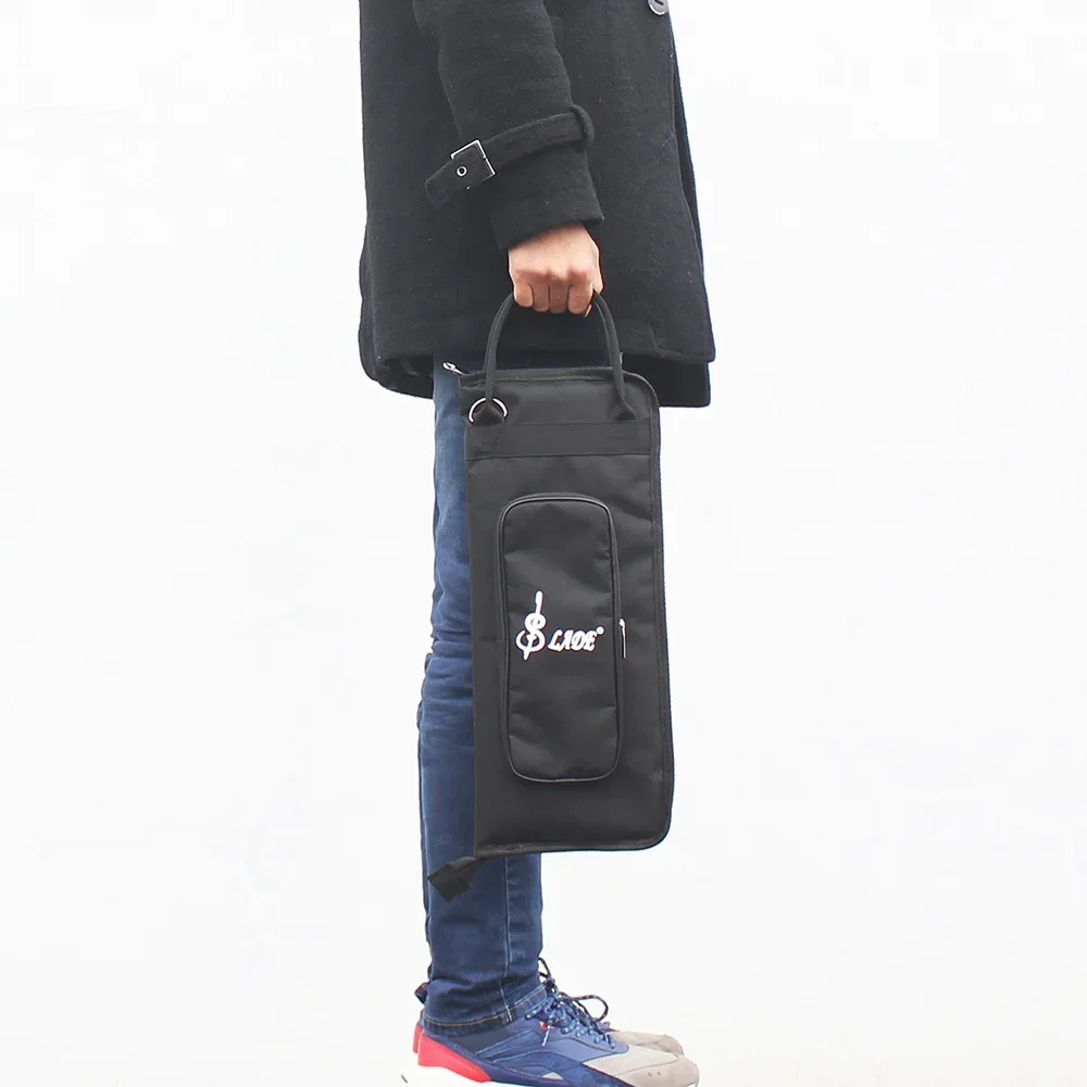 LADE DrumSticks Bag Oxford Cloth Thicken Cotton Waterproof Handbag With Inside Large Capacity Knapsack Percussion Accessories
