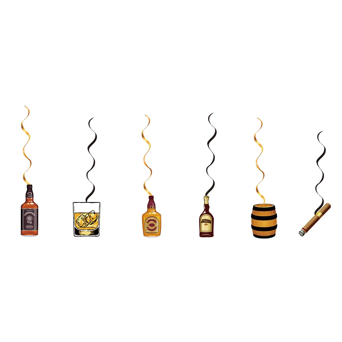 Whiskey-Cupcake-Topper im Alter von bis zur Perfektion, Partyzubehör für Whiskey-Party-Mann, 40. und 50. alles Gute zum Geburtstag, Backzubehör – Detail 6
