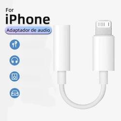 Jack Headphone Connector Converter 8pin to 3.5mm AUX Adapter For iPhone 15 14 13 12 Pro Max Mini XS XR X Lighting to 3.5 mm