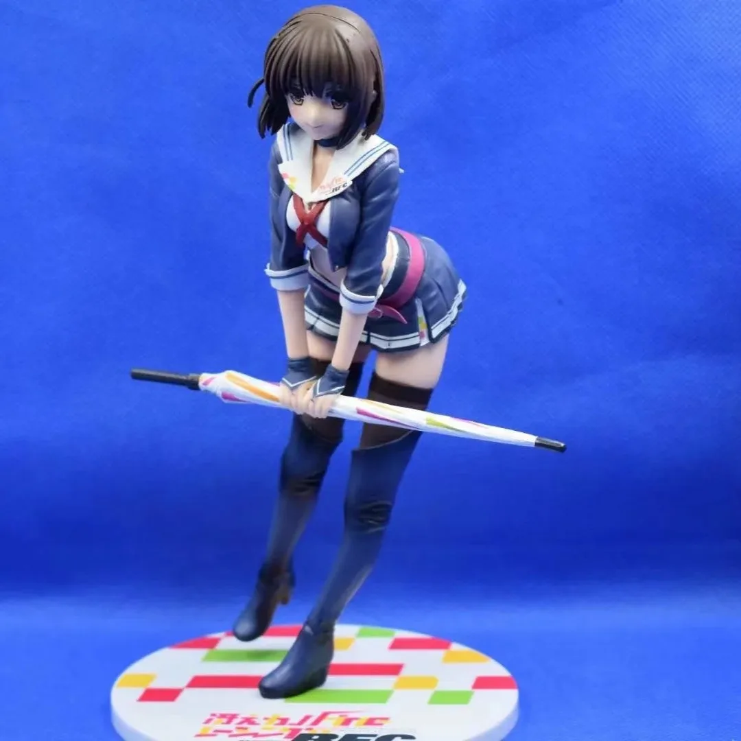 أنيمي سايكانو كيفية رفع صديقة مملة الشكل سباق فتاة ميغومي كاتو تأخذ مظلة عمل الشكل مثير الفتيات نموذج دمية #4