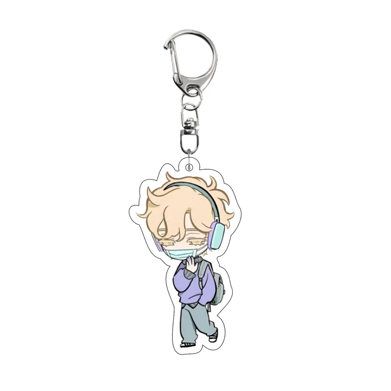 Anime ALIEN STAGE Keychains Pendant Car Key Chain Acrylic Stand MIZI SUA TILL IVAN HYUNA LUKA Fans Cosplay Accessories Gifts