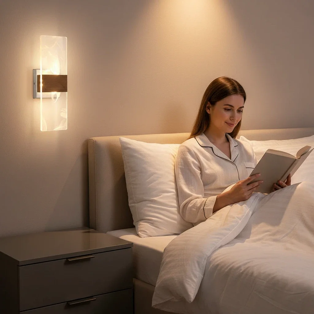 

Светодиодный современный акриловый настенный светильник, блестящая прихожая, спальня, настенный светильник для гостиной, прикроватные светильники, декор комнаты, предметы для украшения стен