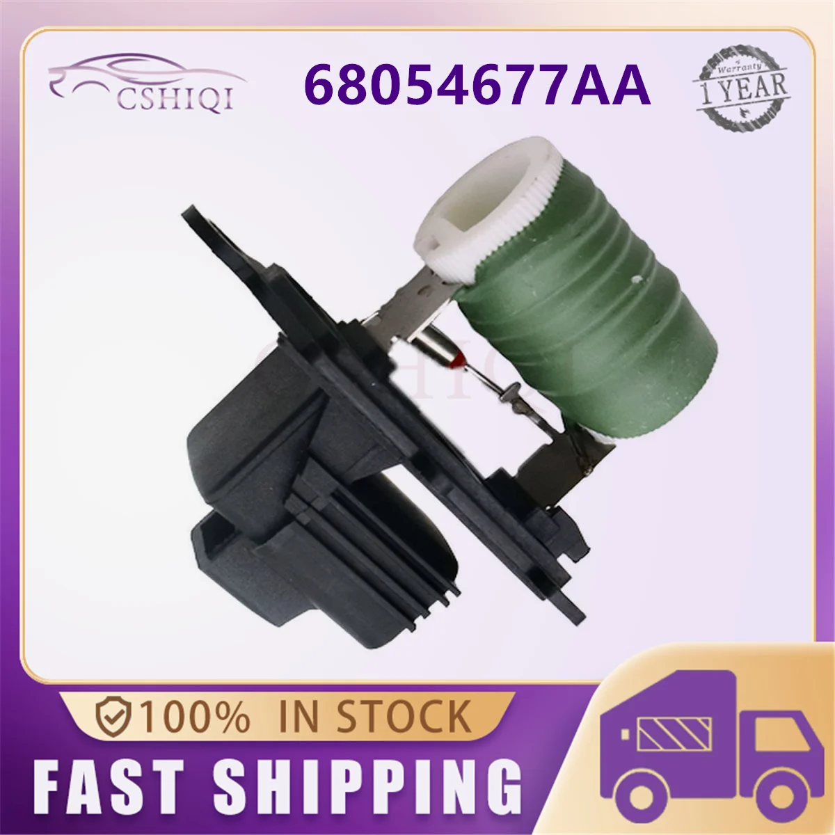 68054677AA Car Engine Cooling Fan Resistor For JOURNEY 2009-2019 For Grand Caravan 2020 For Chrysler Town Country 2008-2016