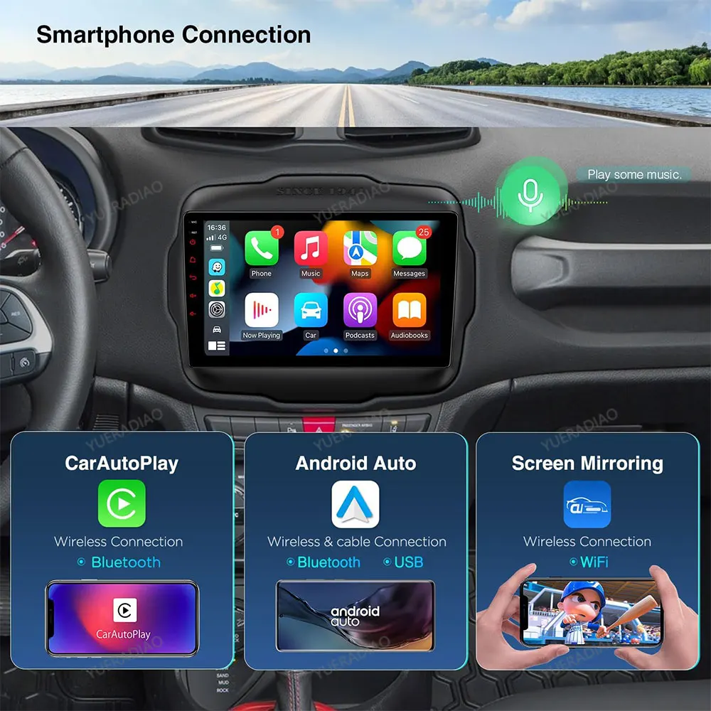 Android 17 Car Radio For Citroen C3 XR 2019 2020 2021 2022 DVD Mirror Link Head Unit GPS NAVI 2K QLED Double Din 4G LTE 5G WIFI view 6