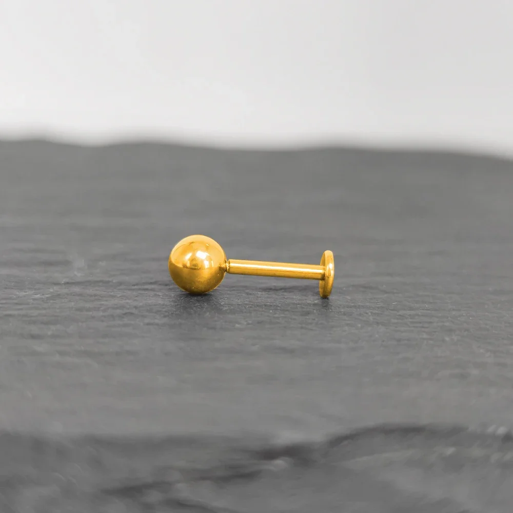 Titanium Tragus Piercing Lip Stud Earring