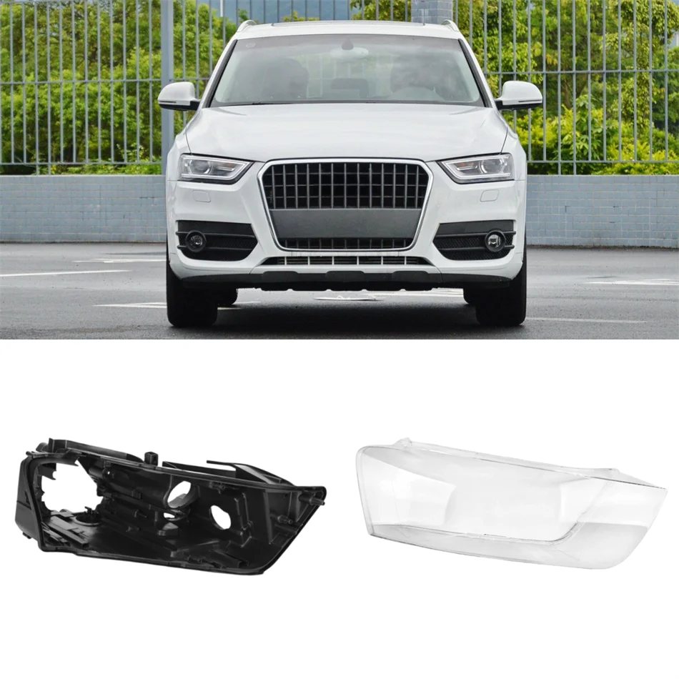 

Для Audi Q3 2010 2011 2012 2013 2014 2015 запасные части для салона автомобиля, фары, стеклянный держатель лампы