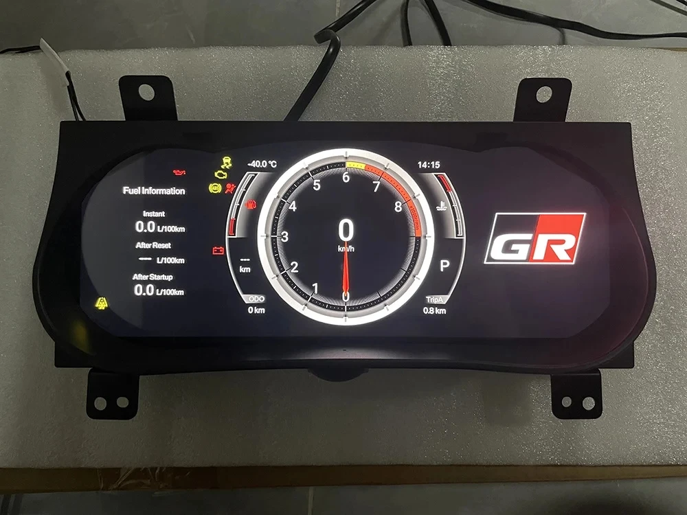 Carro LCD Painel Digital, Instrumento-Cluster, Cockpit Veloc 720 für Toyota Hilux Fortuner 2016 2017 2018–2024 Revo Rocco