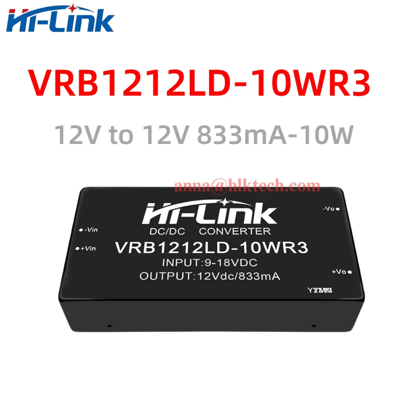 شحن مجاني 2 قطعة 10 واط تيار مستمر تيار مستمر معزولة ومستقرة إخراج واحد 5/12 فولت وحدة الطاقة VRB1205LD-10WR3 VRB1205LD-10WR3