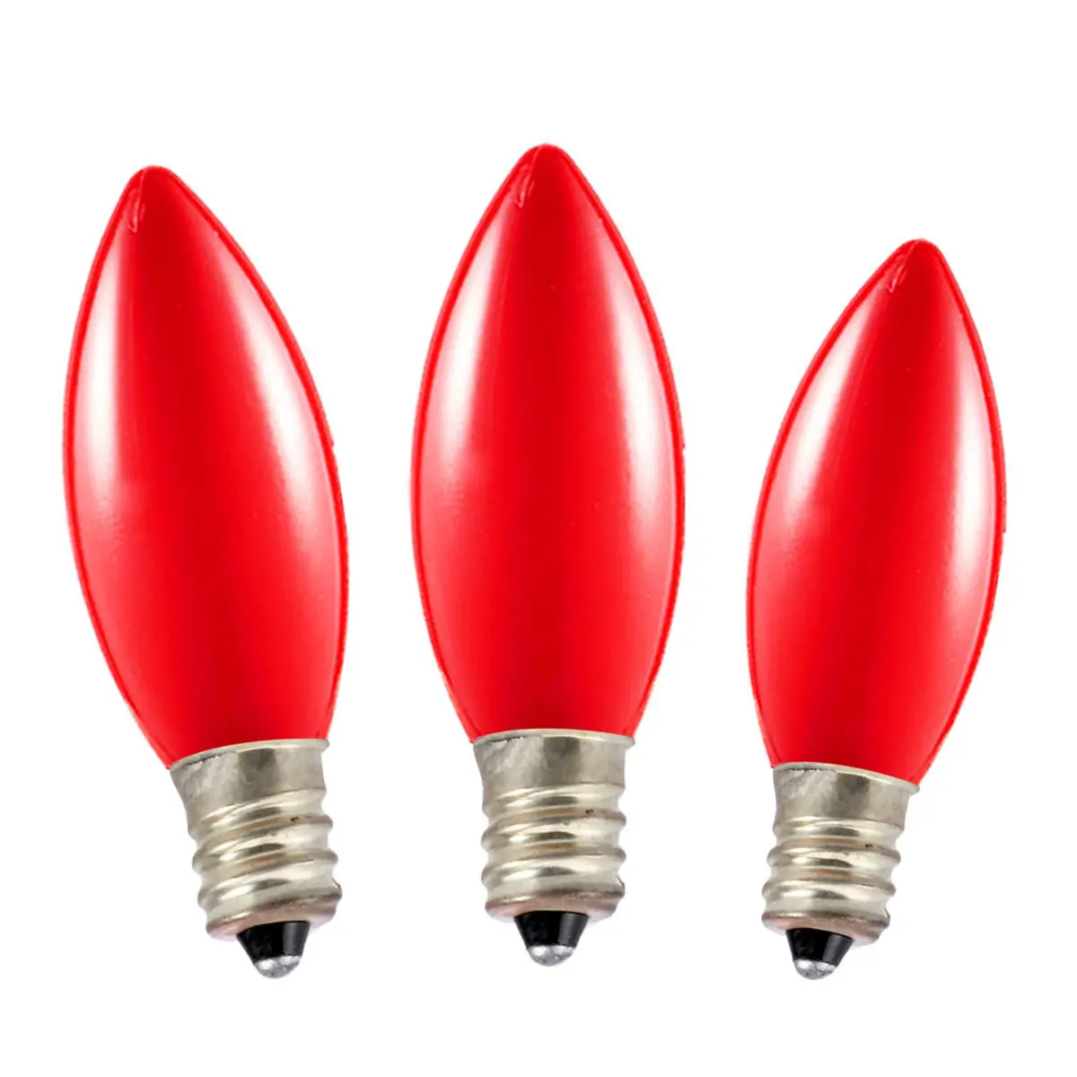 50Pcs Stainless Steel Light Bulbs E12 7W 120V for Holiday Displays Chandeliers Wall Sconces Decorative Accent Lamps view 6