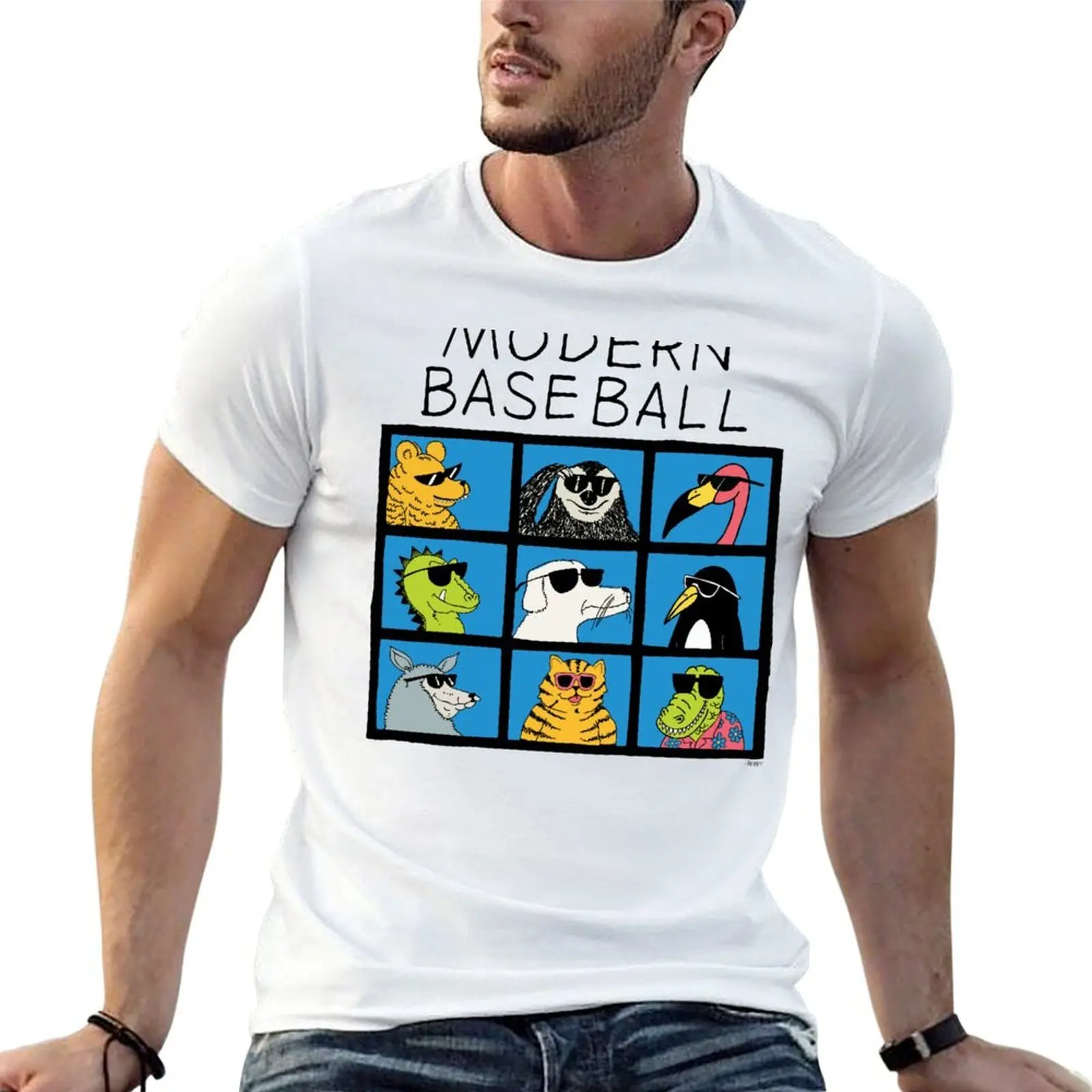 Modern Baseball - Animal Bunch T-Shirt fashion shirts aesthetic clothes funny t shirts men