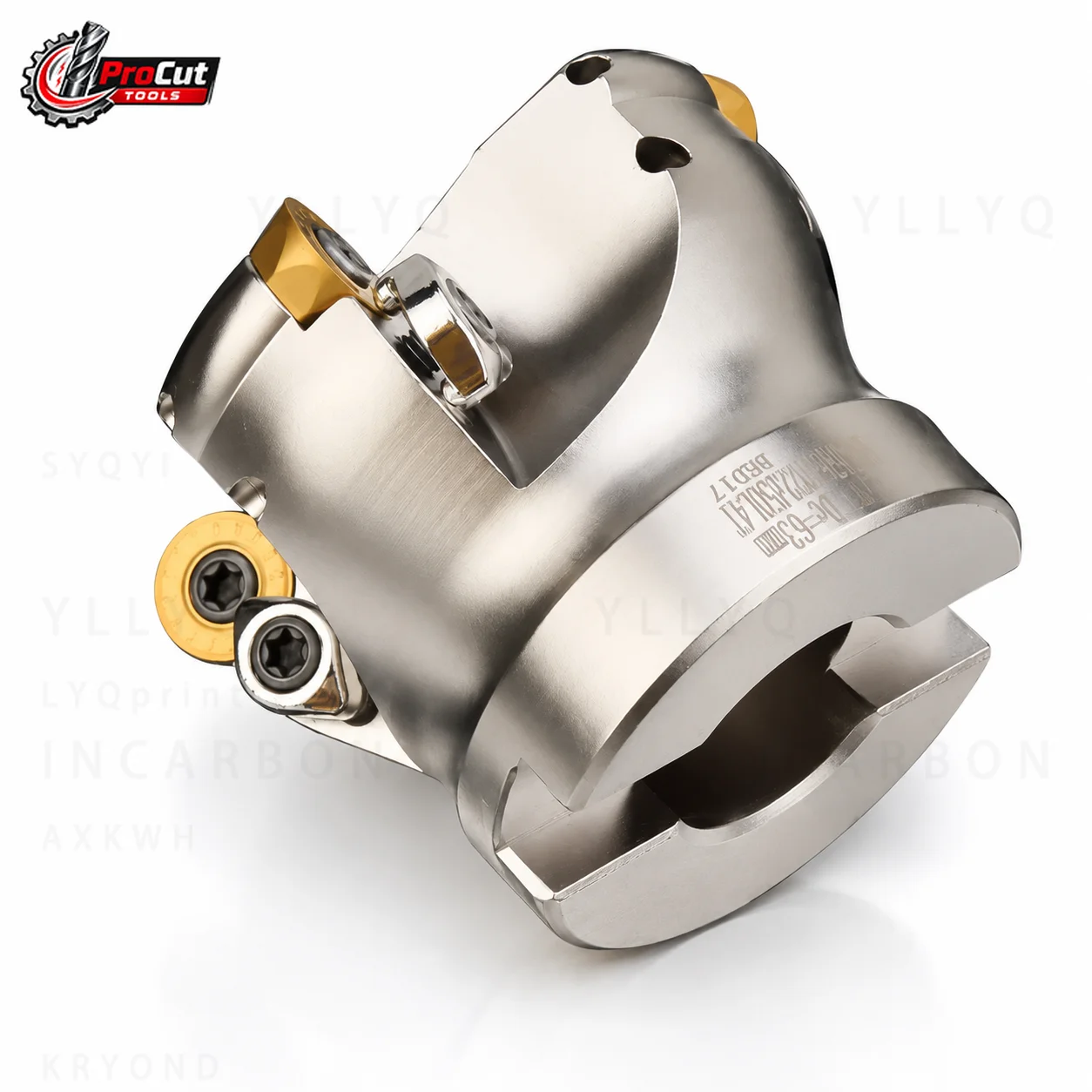EMRW6R R6 Internal Coolant Fly Mill Round Nose Milling Head Anti‑Vibration For CNC Machining Center RPMT1204 Inserts - view 4