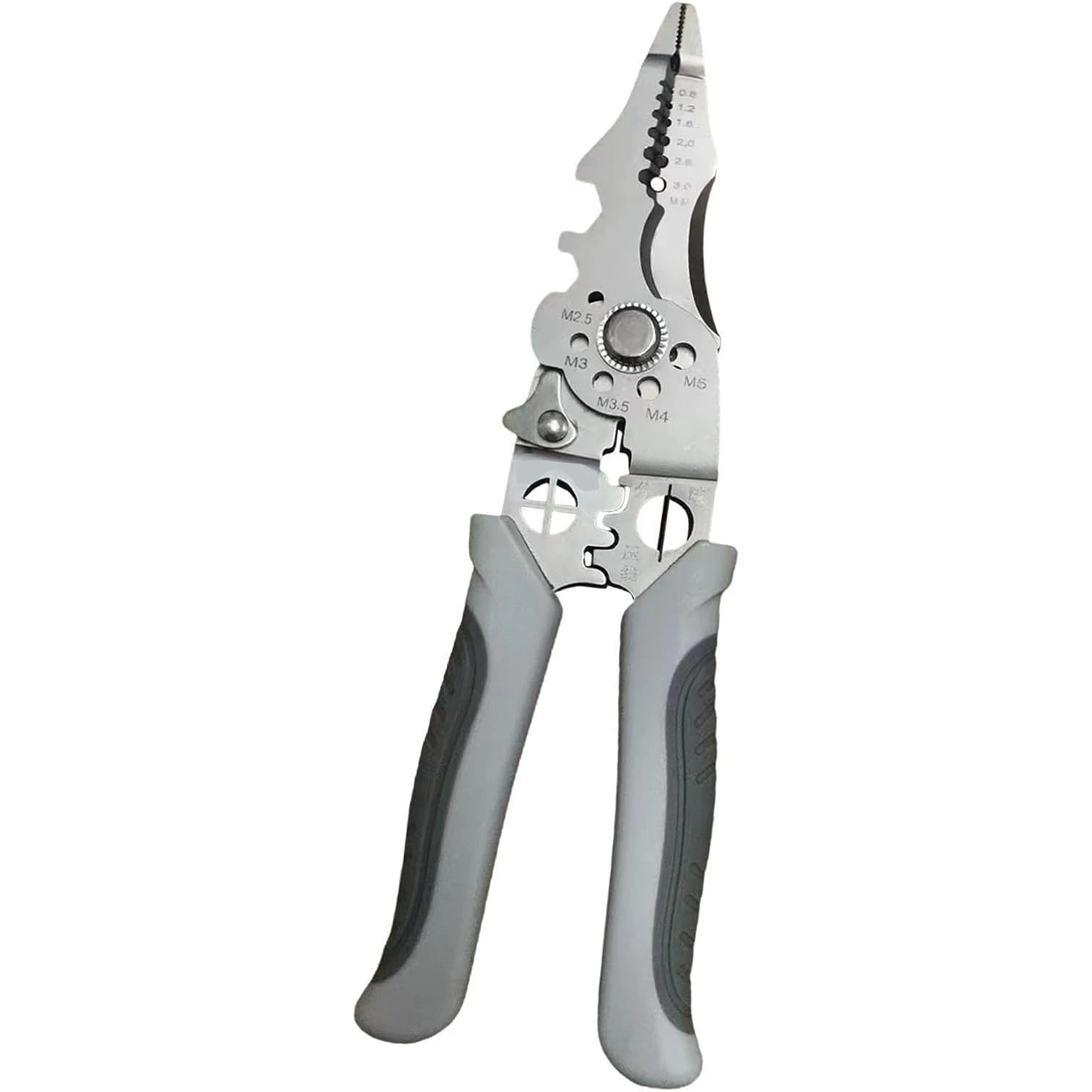 Crimping Cable Cutter Adjustable Automatic Wire Stripper Multifunctional Wire Stripping Crimping Pliers Terminal Hand Tool
