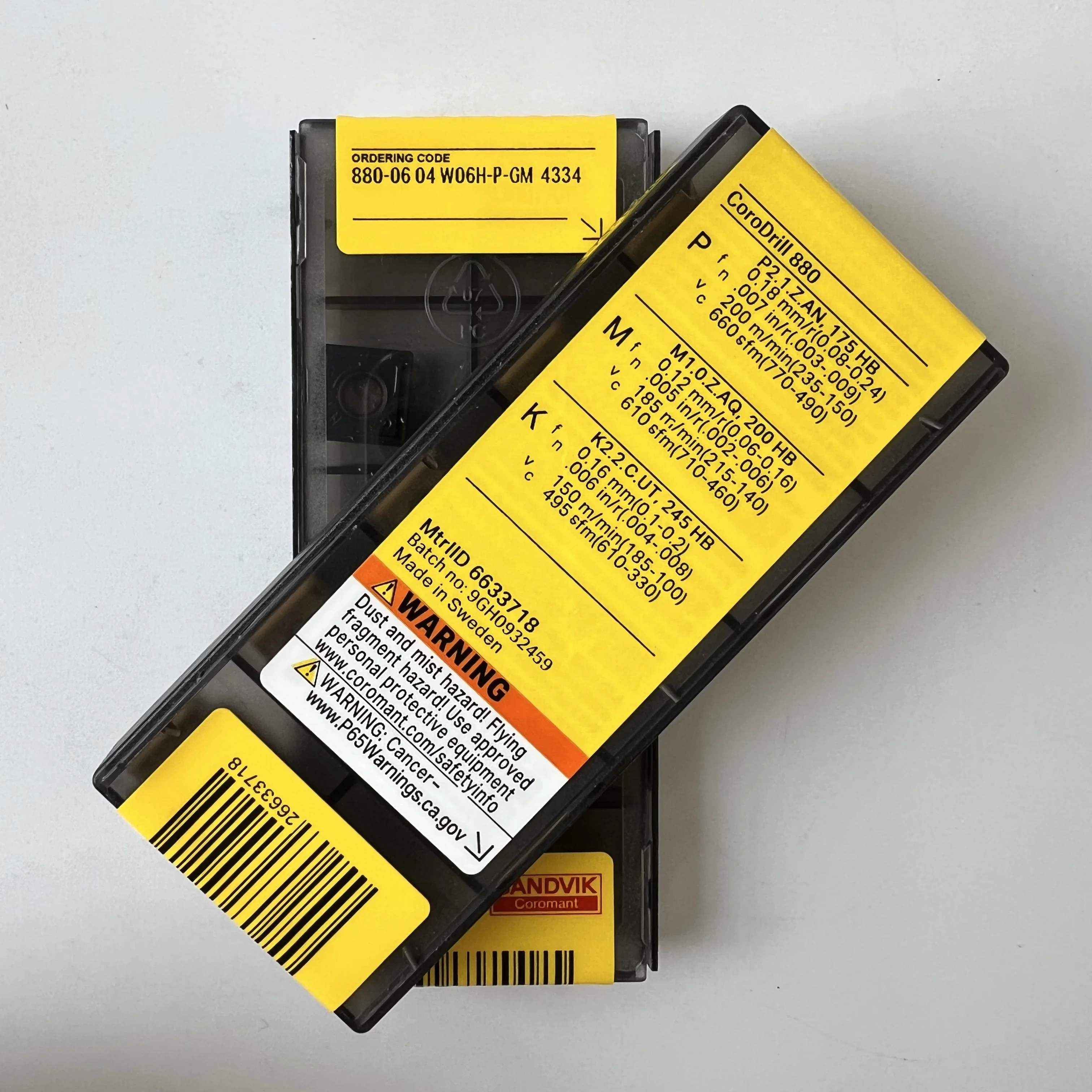 Hoja de aleación 880-0604W06H-P-GM 4334