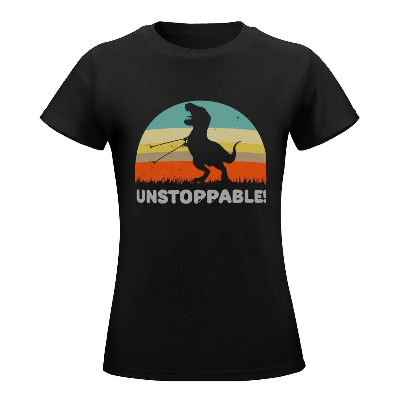 Unstoppable T Rex With Grabbers Long Arms T-Shirt tops plus size tops t-shirt dress for Women plus size sexy