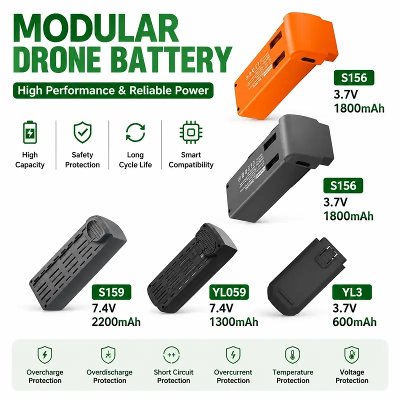 for Cross-border drone battery S156 S159 S186 E99 E88 YL03 YL059 S135 S65S185