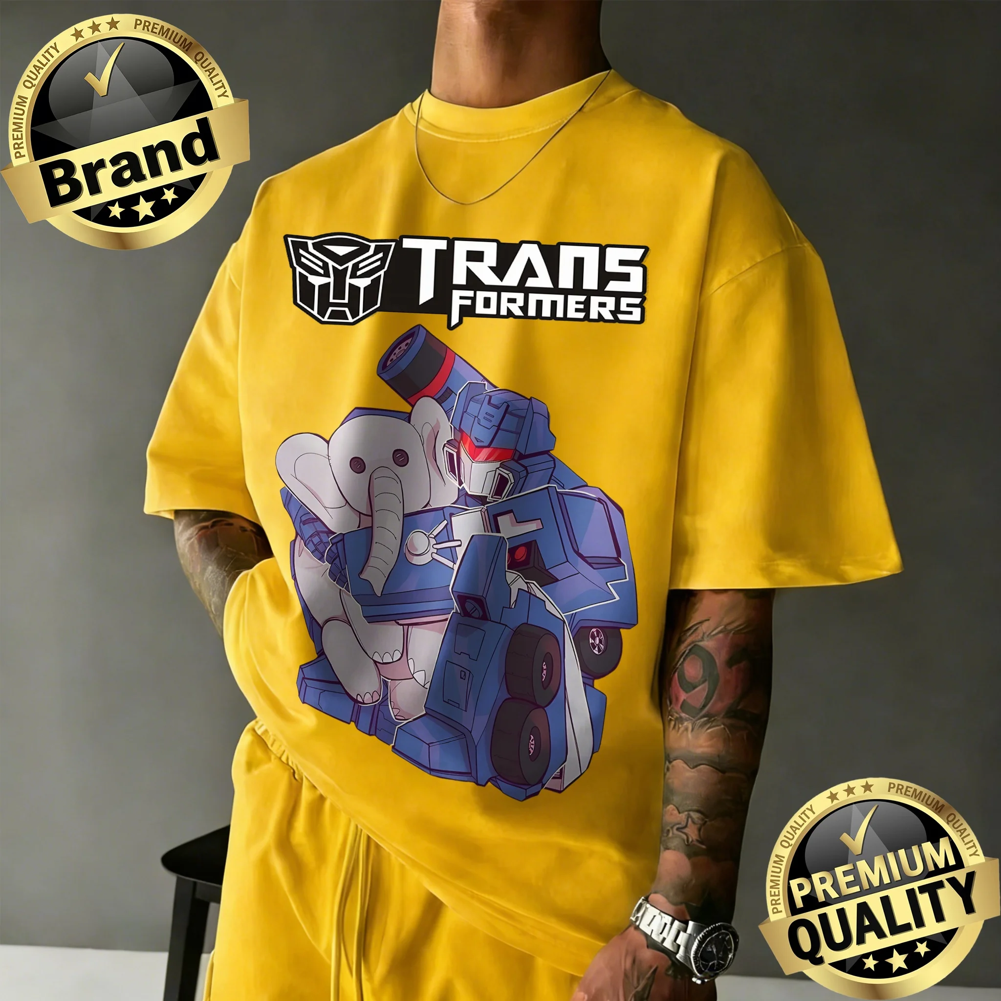 

Футболка унисекс Hasbro Transformers Soundwave с графическим принтом, летняя коллекция 2026, ретро, короткий рукав, дышащая, повседневная