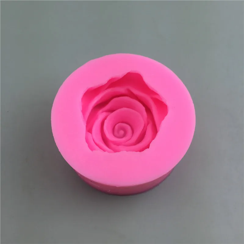 

Гибкая силиконовая форма для шоколада и фондана, инструмент для украшения тортов, мыла, свечей, смолы, без BPA, 3D-форма в виде розы для мыла и тортов