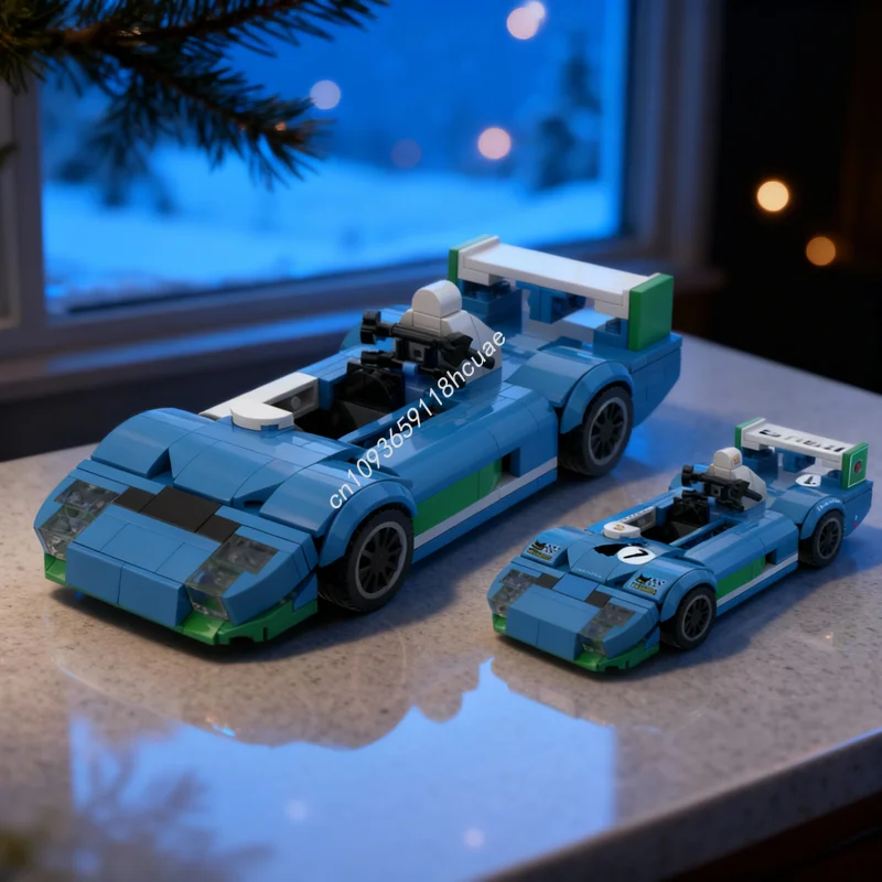 254 Piezas MOC Matra Simca 7 Le Mans Winner City Champions, Modelo de Construcción, Regalos de Navidad, Bloques de Juguete, Construcción, Educación, Idea