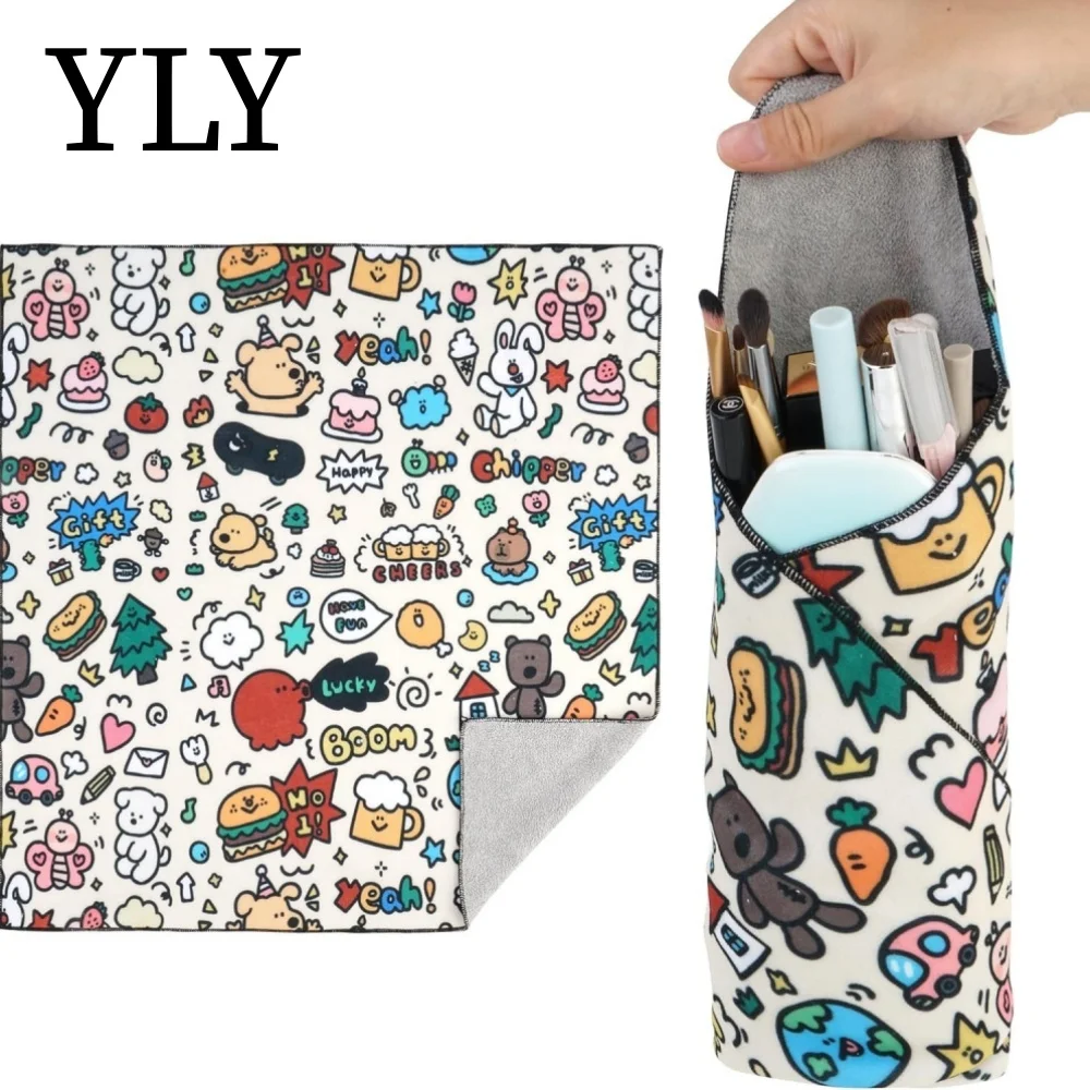 Self-Adhesive Magic Cloth Magic Pocket Lazy Makeup Bag Stylish Travel Organizer  Multi-Purpose Organizer Pouch Travel, Gifts