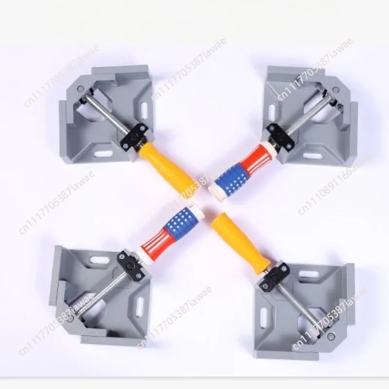 90 degree single handle aluminum alloy right angle clip angle clip welded glass fish tank photo frame right angle fixing clip