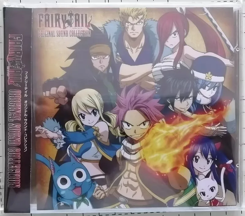 Anime FAIRY TAIL Yasuharu Takanashi Musik-CD ORIGINAL SOUND COLLECTION Album 2 Stück Musikaufzeichnung Cosplay Walkman Soundtracks Box